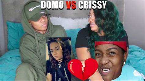 Domo And Crissy Snapchat Beef Again Leelee And Gramz Reaction Youtube
