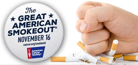 the great american smokeout is november 16 la guía del paciente para corazón los pulmones y