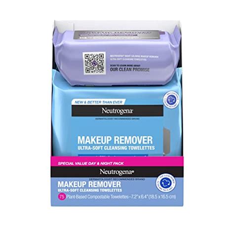 Neutrogena Makeup Remover Cleansing Face Wipes Daily Cleansing Facial Towelettes To Remove