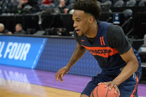 Oshae brissett born 20th june 1998, currently him 22. Syracuse's Oshae Brissett to test NBA Draft waters, per report