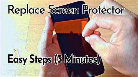 Replace Screen Protector With Easy Steps How To Youtube