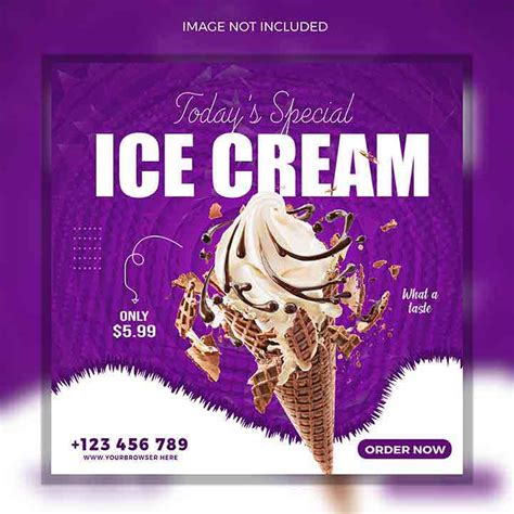 Sweet Dessert Ice Cream Social Media Post Free Download Softyek