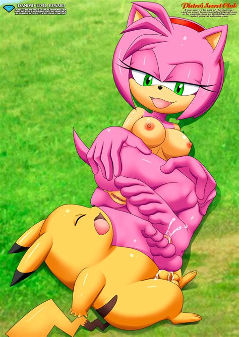Rule 34 5 Toes Amy Rose Ass Balls Bbmbbf Breasts Closed Eyes Crossover Cum Cum On Penis