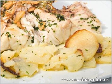 Sea Bass Baked With Potatoes If A Dish As A Main Element Includes Sea Bass Success Is Almost