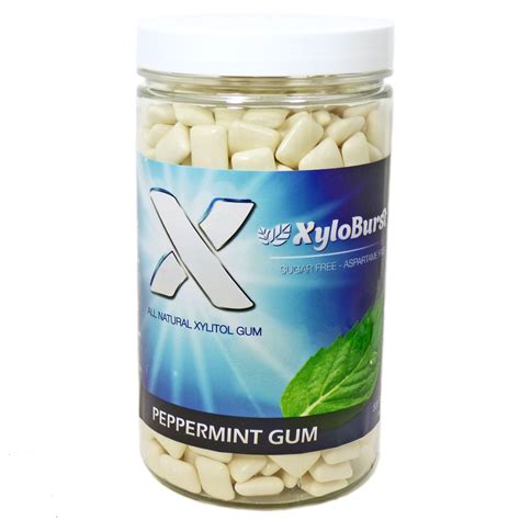 熱販売 xyloburst sugar free xylitol mint candy jars 60 pieces per jar pack of 8 variety