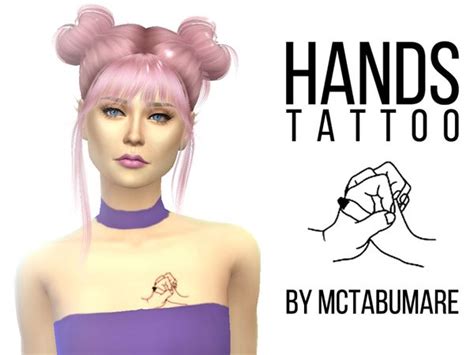 Mctabumares Hands Tattoo Sims 4 Sims Hand Tattoos