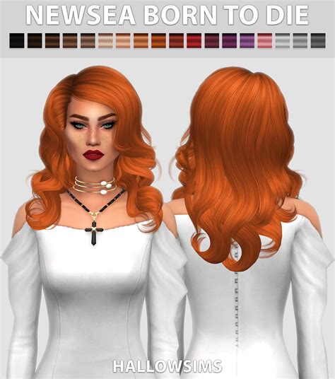 Sims 4 Ccs The Best Hair By Hallowsims