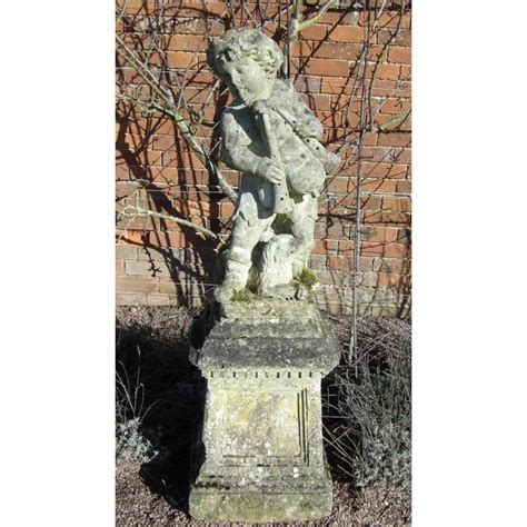 Antique Stone Statue Of A Piper Holloways Garden Antiques And Ornaments
