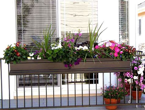 The Beauty And Functionality Of Railing Planter Boxes
