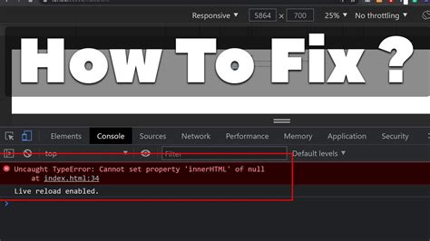 How To Fix Uncaught TypeError Cannot Set Property InnerHTML Of