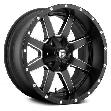 Fuel® D538 Maverick 1pc Wheels Matte Black With Milled Accents Rims