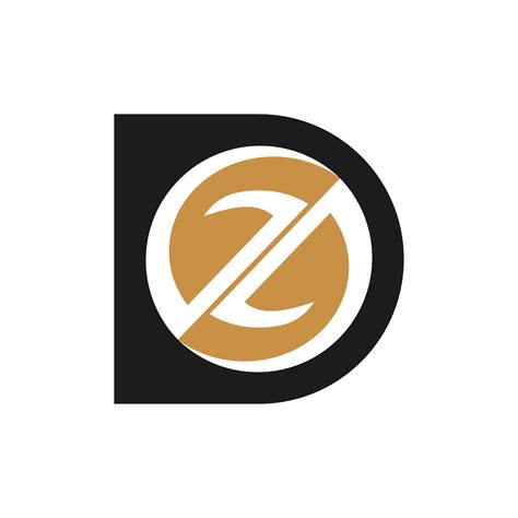 Creative Abstract Letter Zd Logo Design Linked Letter Dz Logo Design