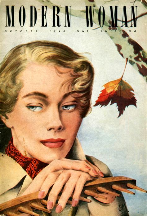 1940s Uk Modern Woman Magazine Cover Photograph By The Advertising