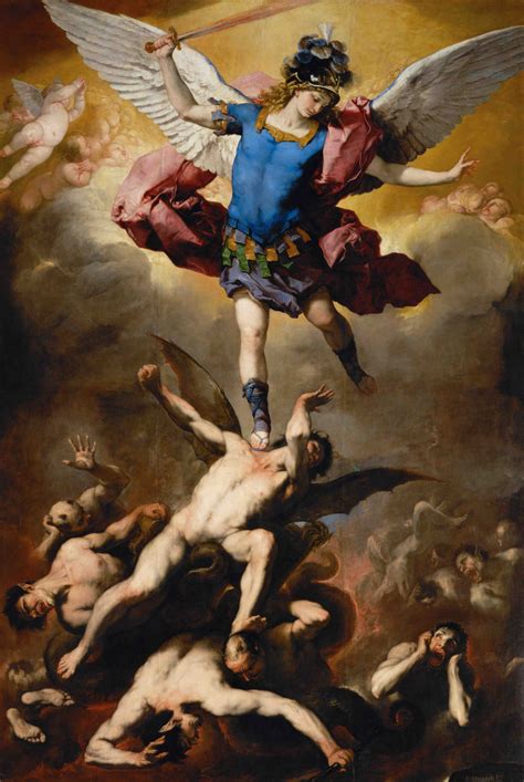 Pintura Oleo San Miguel Arcangel