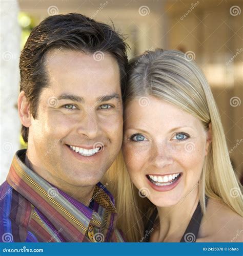 Caucasian Couple Smiling Stock Photo Image Of 061231s0221 2425078
