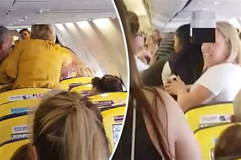 Ryanair Mortal Drunk Woman Filmed Onboard As She Is Banned For Life Daily Star