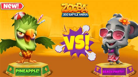 Pineapple 🍍steve Vs Beach ⛱️ Party Caly Skin Who Is Best Zooba