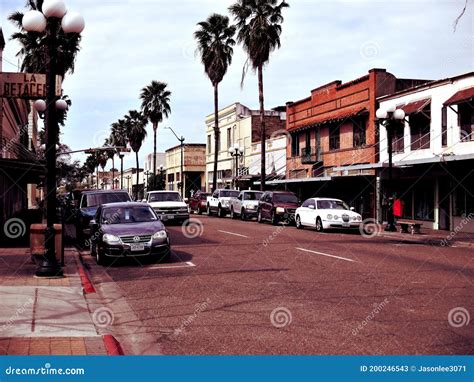 A Street In Downtown Brownsville Texas Editorial Stock Photo Image
