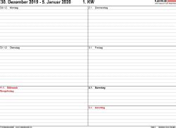 Monatskalender januar 2021 online und zum ausdrucken/download. Wochenkalender 2020 als PDF-Vorlagen zum Ausdrucken