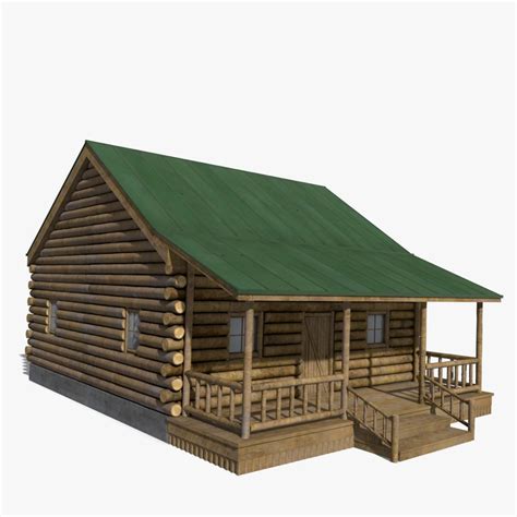 Searched 3d Models For Log Cabin