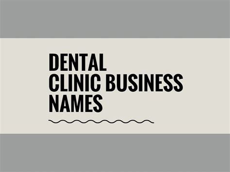 485best Dental Clinic Names Thebrandboycom Dental Clinic