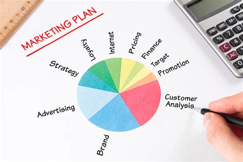 Marketing Plan Pie Chart Stock Photo Download Image Now Istock