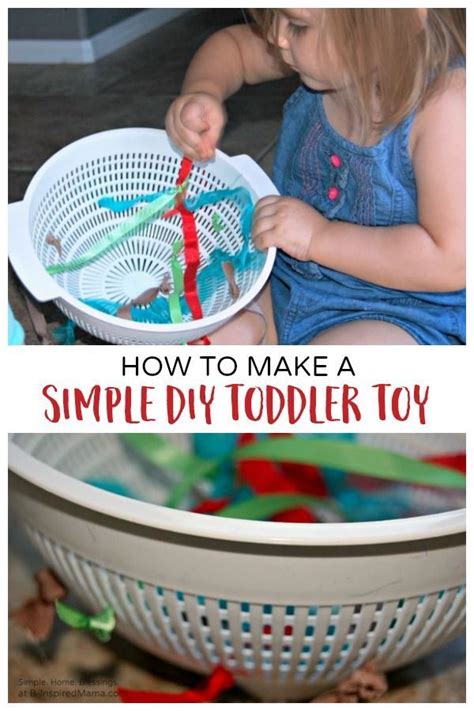 How To Make A Super Simple Diy Toy For Your Toddler Diy Toddler Toys