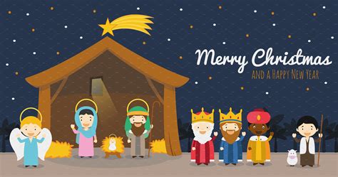 Check spelling or type a new query. Nativity scene for Christmas ~ Illustrations ~ Creative Market