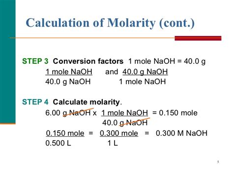 Molar solutions use the gram molecular a liter of 1m solution of nah2po4 would contain na (22.99) + 2 h (1x2=2) + p (30.97) + 4 500 ml of a 0.1m solution of naoh is needed for a procedure. Molarity and dilution