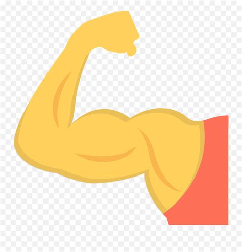 Emoji Meanings Arm Muscle Strong Arm Emoji Emoticons To Copy Muscles Free Emoji Png Images