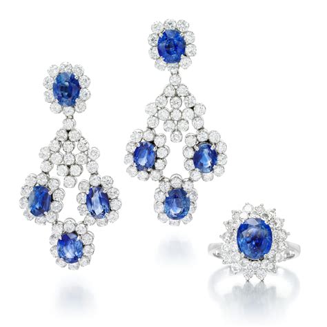 Sapphire And Diamond Demi Parure The Weekly Edit Fine Jewels