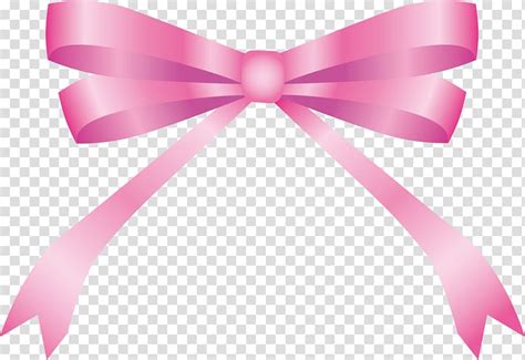 Pink Ribbon Bow Tie Hand Painted Pink Bow Tie Transparent Background