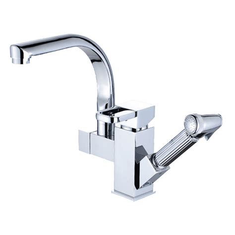 Pull out kitchen faucet, crea stainless steel kitchen sink faucet, single handle single hole bar faucet with pull down magnetic docking sprayer, brushed nickel. BOiROO Kitchen Sink Faucet Hot and Cold Water Mixer Faucet ...