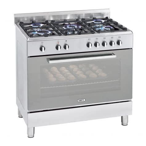Hobs Stoves And Ovens Defy 5 Burner Multifunction Gaselectric Stove