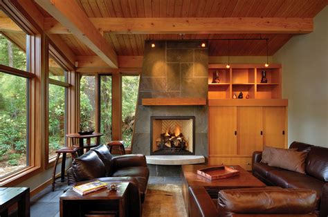West Coast Style Modern Cedar Timber Cottage On Vancouver Island