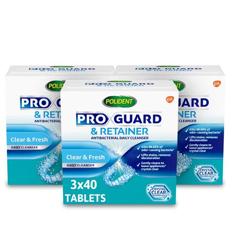 Polident Proguard And Retainer Daily Cleansing Tablets Mouth Guard