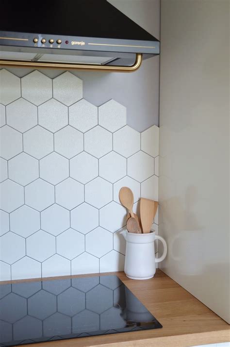 hexagon tiles #kitchensplashbacks in 2020 | Honeycomb ...