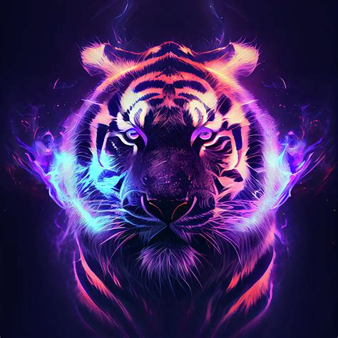 Transparent Magical Tiger Art Digital Art By Tim Hill Pixels