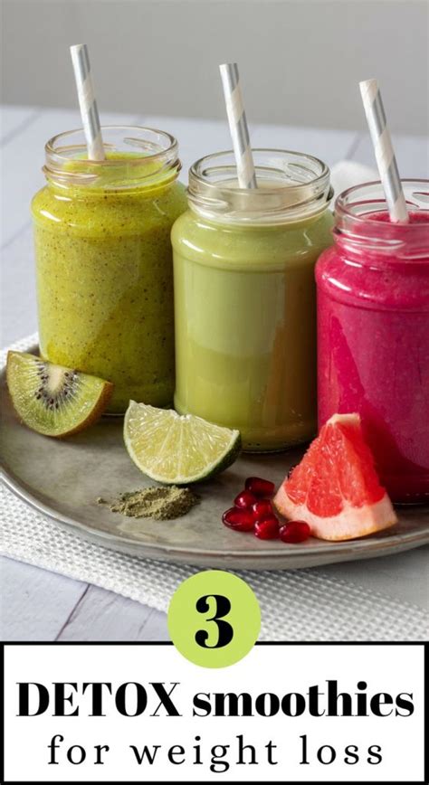 3 Tasty Detox Smoothies For Weight Loss Vegan The Green Loot