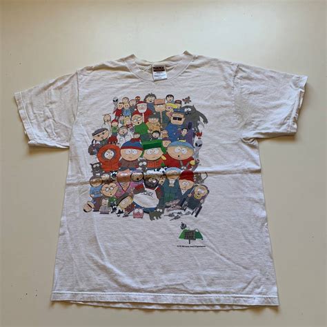 Vintage Vintage 90s South Park Cartoon Graphic Promo T Shirt White