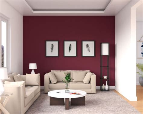 10 Beautiful Burgundy Accent Wall Ideas For Bedroom And Living Room