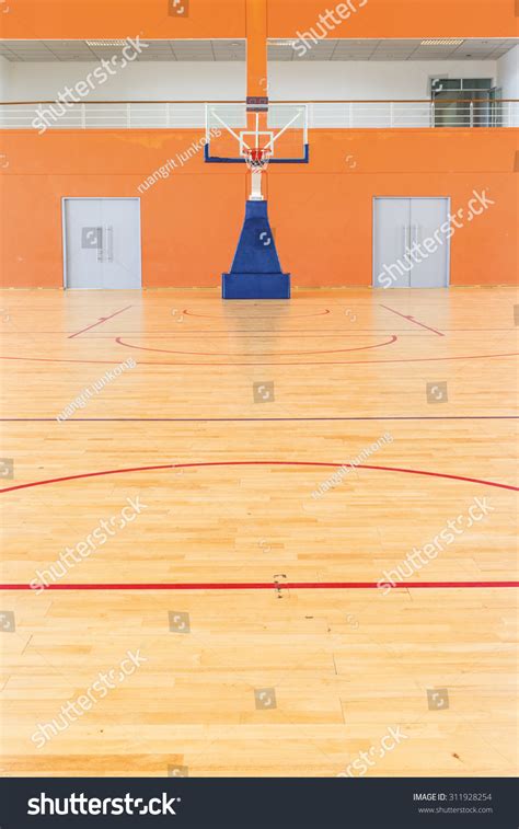 Empty Basketball Court Stock Photo Edit Now 311928254