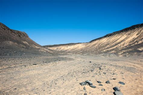 Egypt Black Desert Stock Photo Image Of Geology Piece 49849828