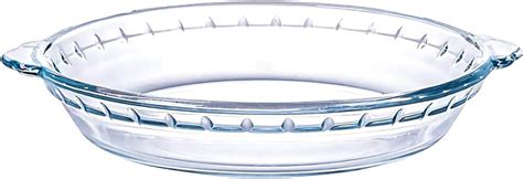 Pie Plate By Dmar Glass Pie Pans For Baking 7 5 Inch Glass Pie Baking Dishes For Oven Glass