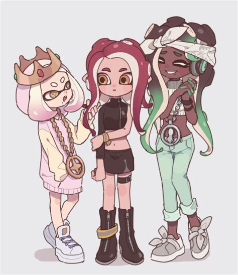 Marina Looks Happy To Have Another Octoling In Town Splatoon