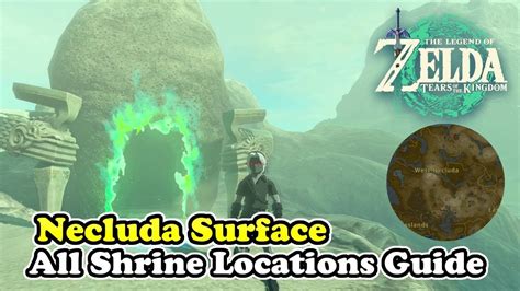 Necluda Surface All Shrine Locations Guide Zelda Tears Of The Kingdom