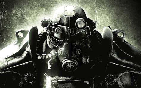 Black Armored Man Wallpaper Fallout Video Games Fallout 3 Hd