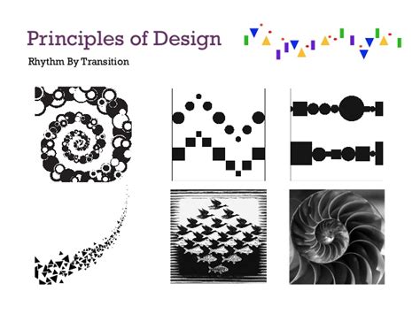 A design element that includes geometric, natural, or abstract… Principles of design