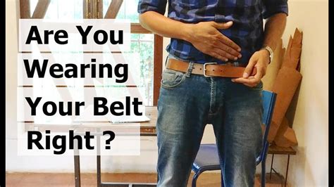 2 Tips To Wear Your Belt Right Youtube
