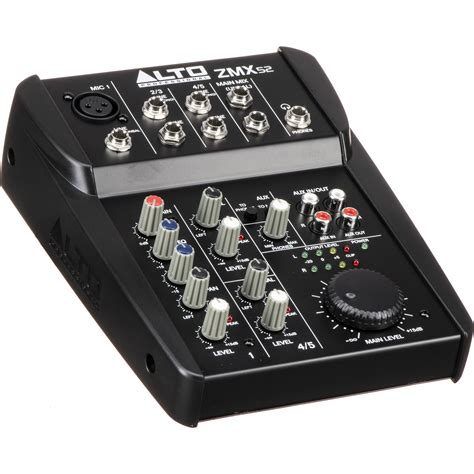 Alto Professional Zephyr Zmx52 5 Channel Compact Audio Mixer